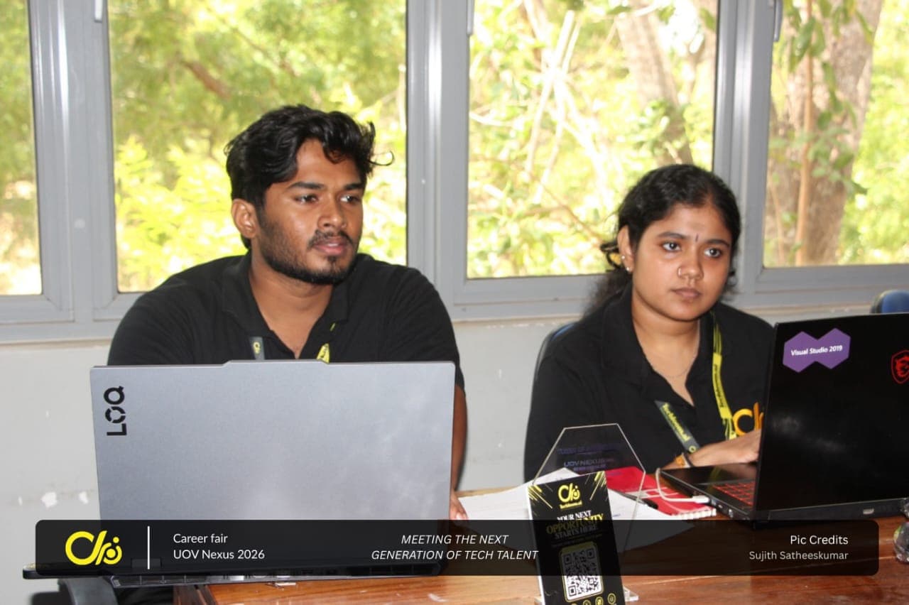 Career fair UOV Nexus 2026. Meeting the next generation of tech talent. Photo credit: Sujith Satheeskumar.