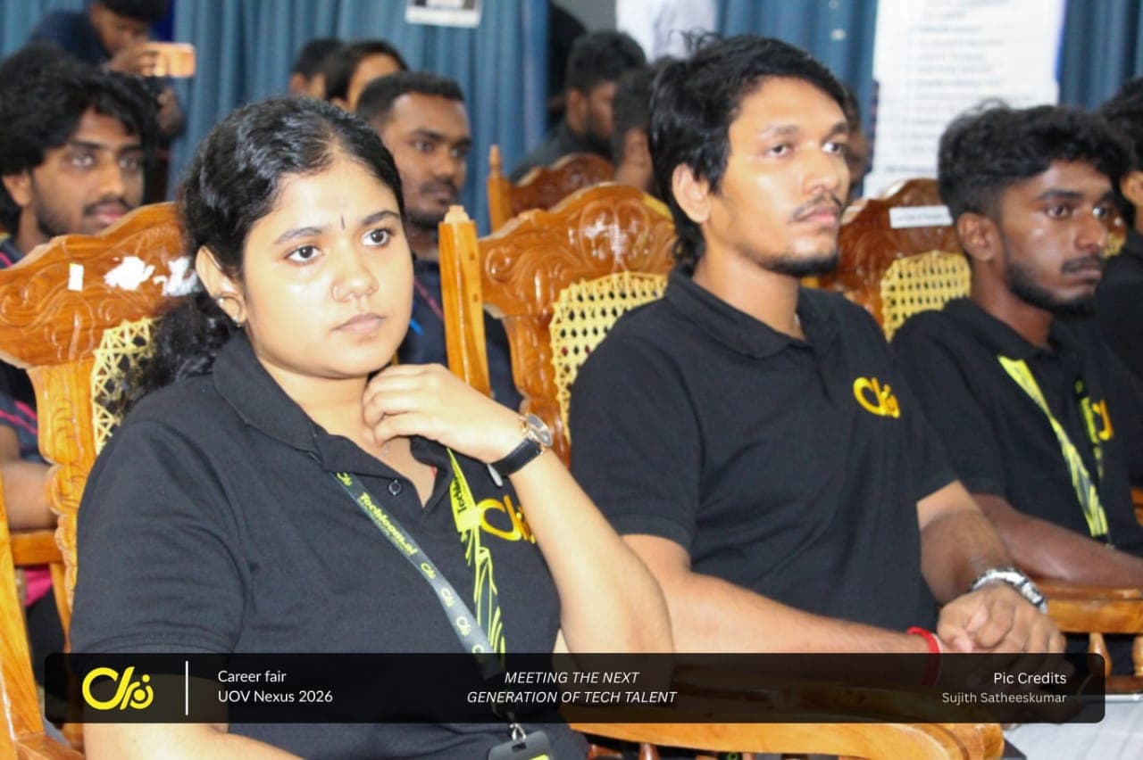 Career fair UOV Nexus 2026. Meeting the next generation of tech talent. Photo credit: Sujith Satheeskumar.