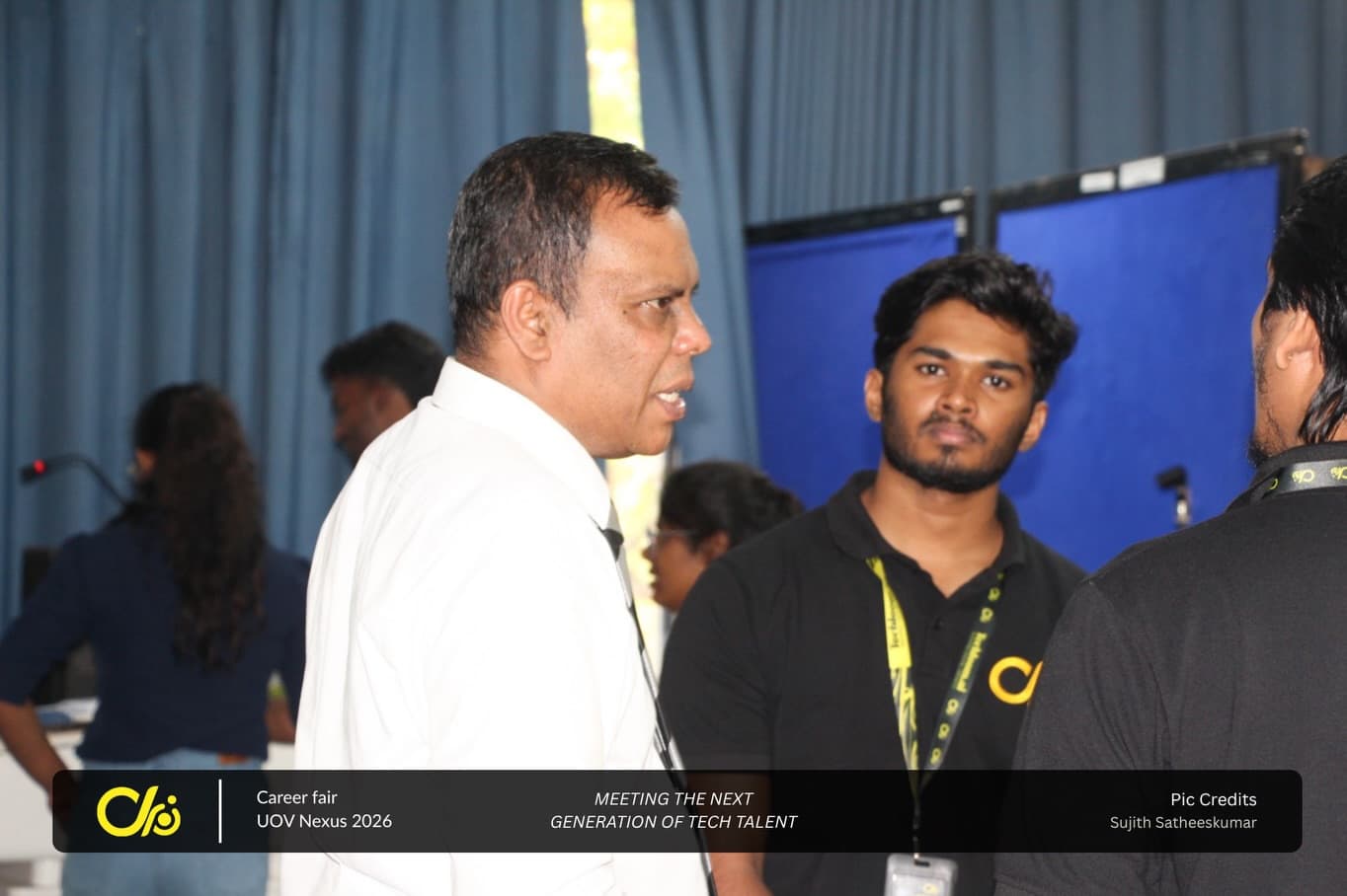 Career fair UOV Nexus 2026. Meeting the next generation of tech talent. Photo credit: Sujith Satheeskumar.