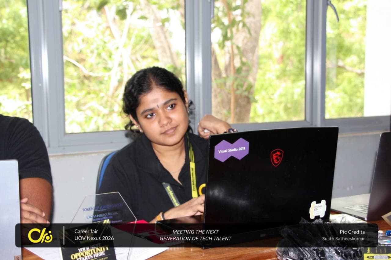 Career fair UOV Nexus 2026. Meeting the next generation of tech talent. Photo credit: Sujith Satheeskumar.