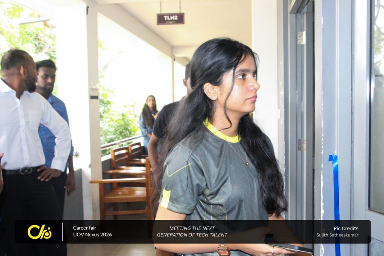 Career fair UOV Nexus 2026. Meeting the next generation of tech talent. Photo credit: Sujith Satheeskumar.